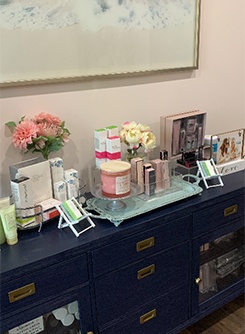 interior of the hair salon